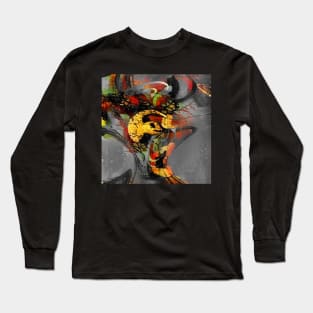 Abstract swirls painting Long Sleeve T-Shirt